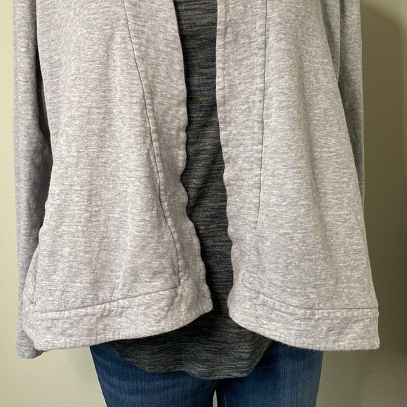 Eileen Fisher Women's Organic Cotton Size XL Grey Cardigan - Picture 3 of 11